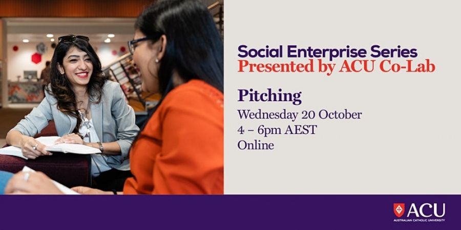 Social Enterprise Series - Pitching